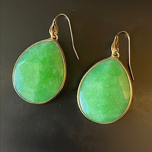 Stella and Dot Emerald Green Earrings